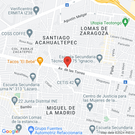 DR. ROBERTO REA RODRIGUEZ map