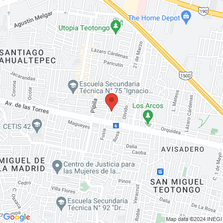 Consultorio Médico Dr. Diana Liz map