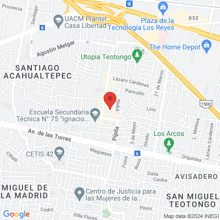 Medical Integral y Ultrasonido de Tohoku map