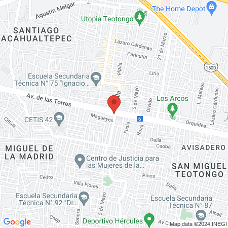 Veterinaria "Neco to Inu" map