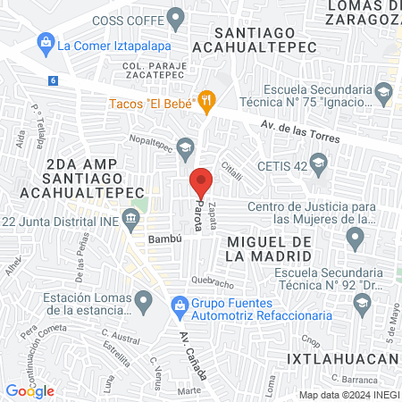 Veterinaria "Huellitas y patitas" map