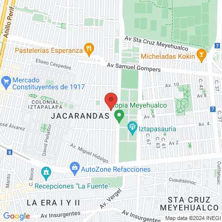 Clinica de Belleza map