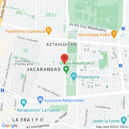 Dra. Carmen Aguilar, Ginecóloga map