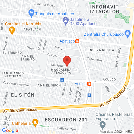 Consultorio Santa María map