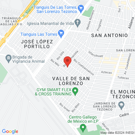 CLÍNICA DE ESPECIALIDADES DENTALES map