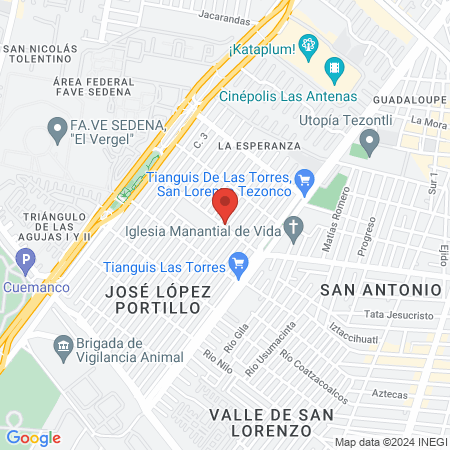 Consultorio Dental Health map