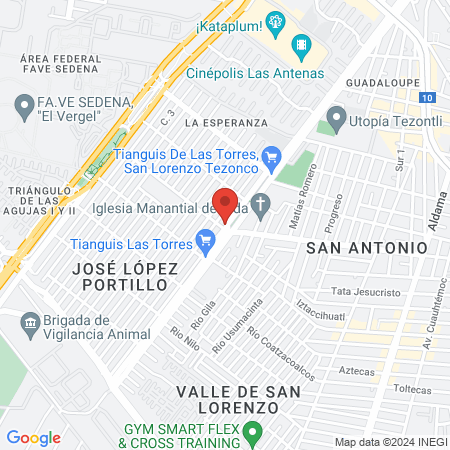 Dental "Rio clinic" map