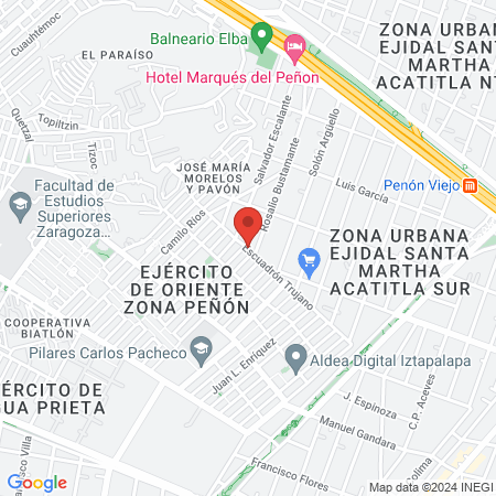 Beauty Lashes Mx map