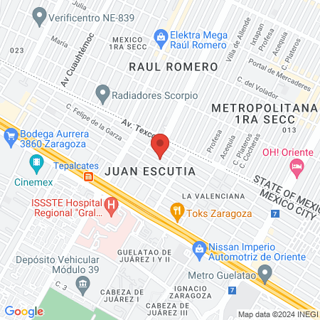 "Estética Tere" map