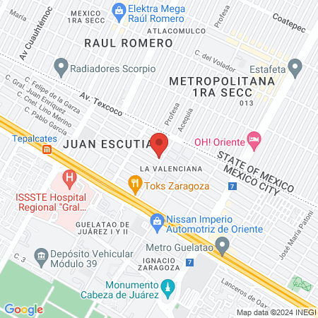 ESTETICA UNISEX BETTY map