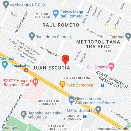 Consultorio dental y Ortodoncia map