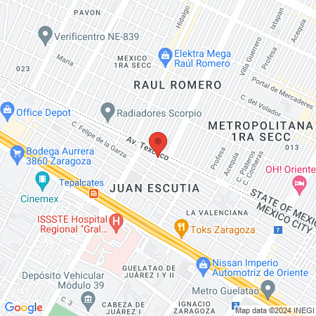 CONSULTORIOS: DENTAL Y NUTRICION map