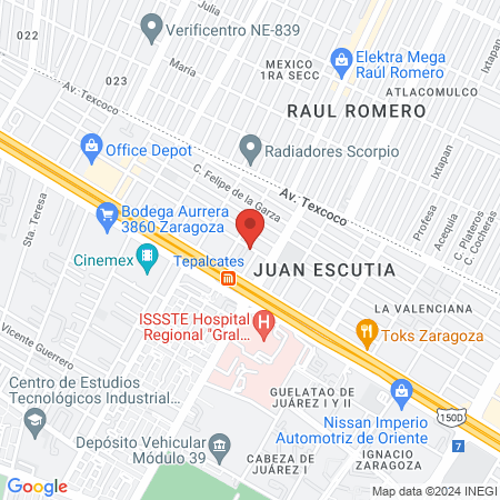 Consultorio Dental D&B map