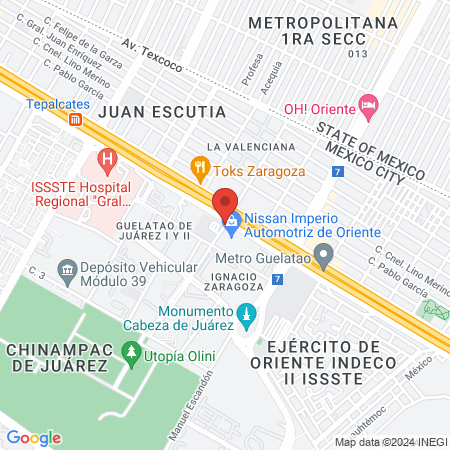 Unidad de atención dental map