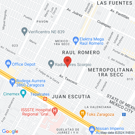 ESPECIALIDADES DENTALES "MÉXICO" map