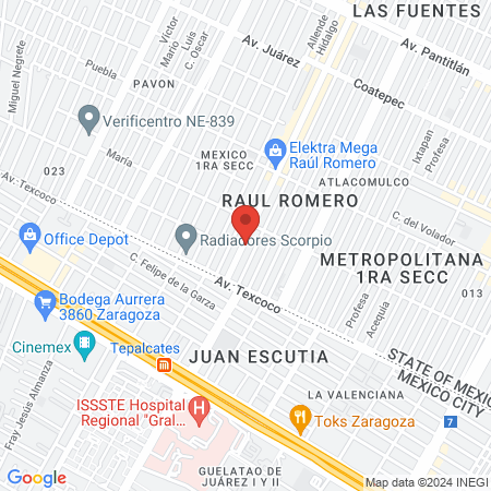 ZABA Grupo de Especialidades Dentales map