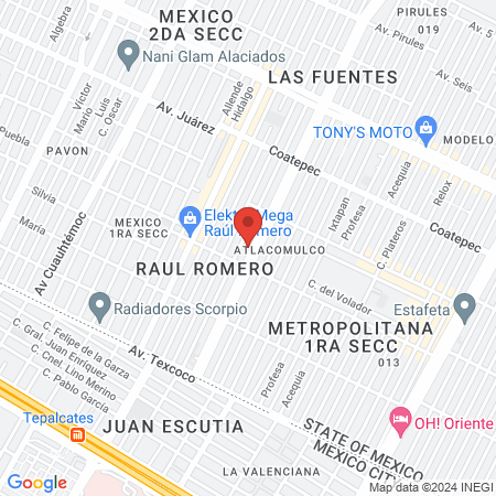 Clínica Veterinaria Mis-Huellas map