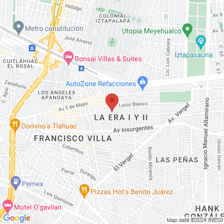 Estética Unisex map