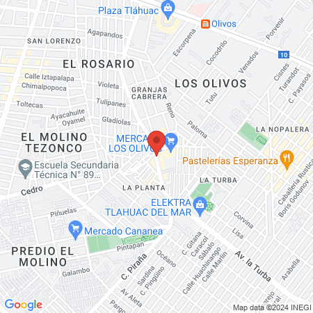 Pressley Bar Nails map