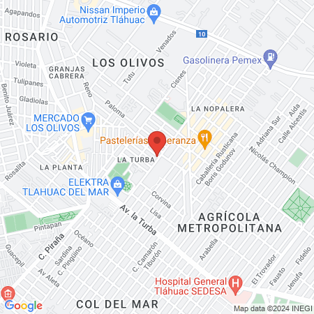 Consultorio medico Fundación best map