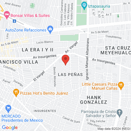 Mónica Morales Nail's and lashes map