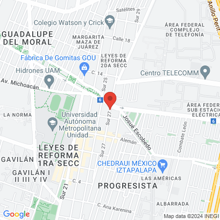 Salud y estética odontológica map