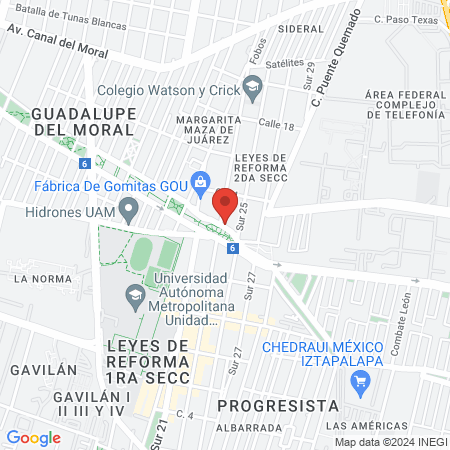 Paty salón & spa map