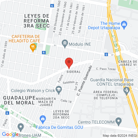 Pediatra Dra Sara Lorena Castellanos Torres map