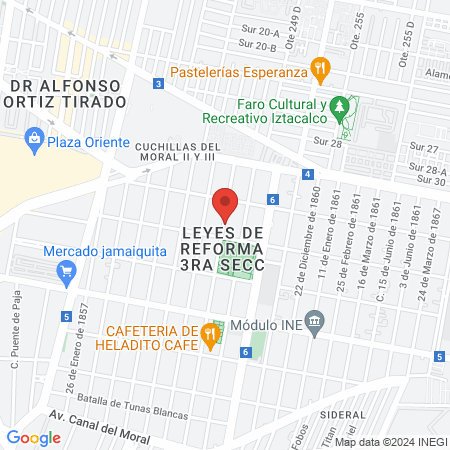 ESTETICA UNISEX MARY map