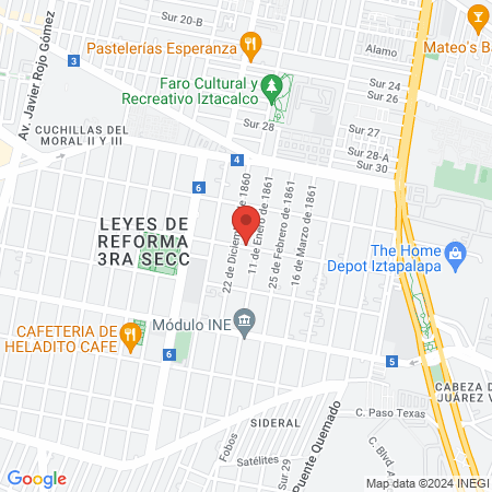 Estetica Unisex Carmen map