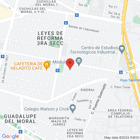 Cirujano Dentista UNAM F.O. map