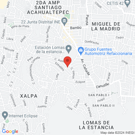 Consultorio Dental Odonto V. Luna map