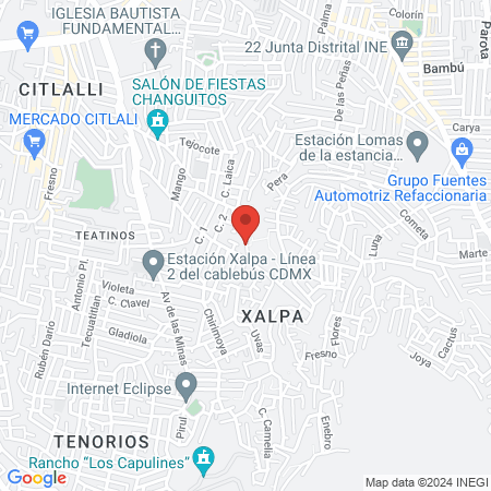 Alcantara Buendia Jose Guadalupe map