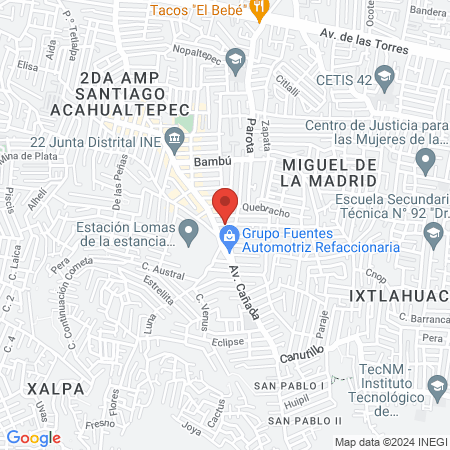 Clínica de Implantes y Especialidades dentales map