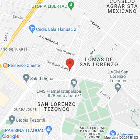 Salón de belleza Eimy map