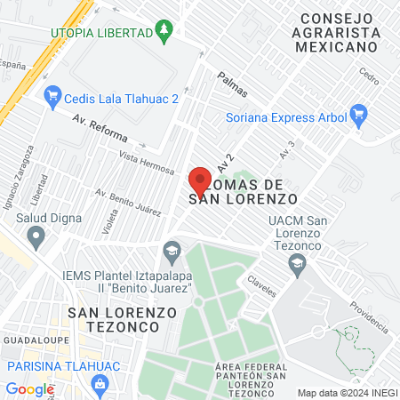 Berberia y peluqueria celia map