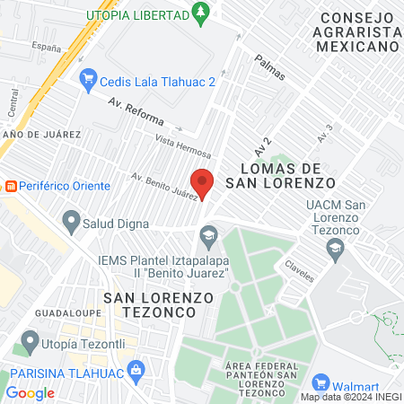 CONSULTORIO DENTAL LUNADENT map