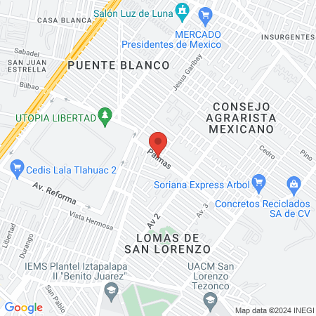 Consultorio Dental Palmas map