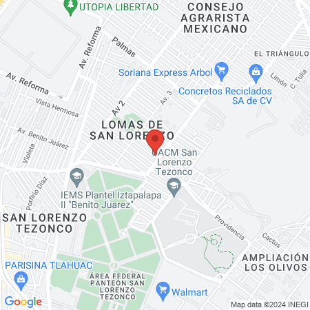 Masajes, Terapia Física y Rehabilitación, Centro Naturista OASIS map