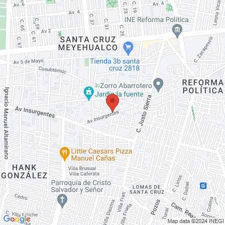 CENTRO DE ACTIVIDADES FÍSICAS map