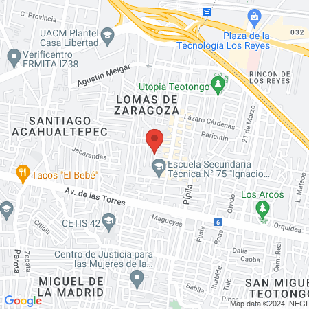 San Creating Nails map