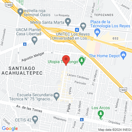 Consultorio dental Unam map