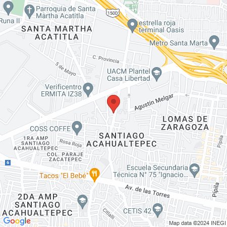 Consultorio Dental Eradent map