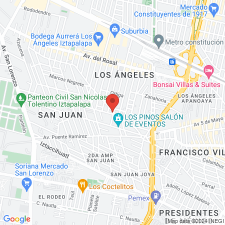 Estética Marilú map