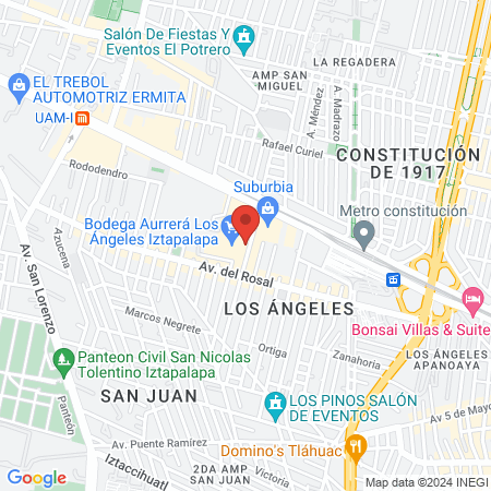 Dra. Ivonne Vanesa Colunga Núñez, Dentista - Odontólogo map