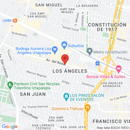 Consultorio dental del rosario map