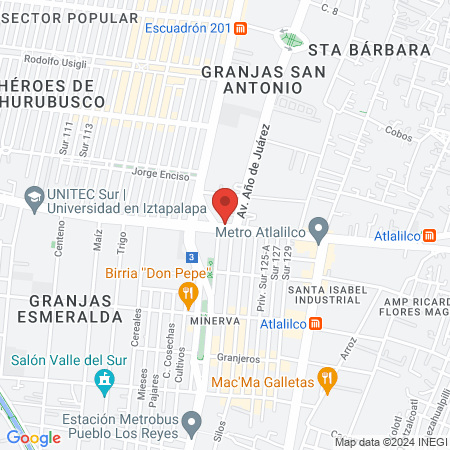 Martin Garcia Mondragon Dentista map