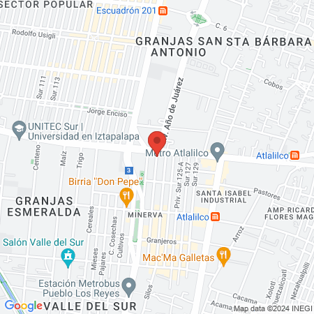 ORTOPEDIA DRA. HERNÁNDEZ Y PEDIATRÍA DRA. CUNJAMA map