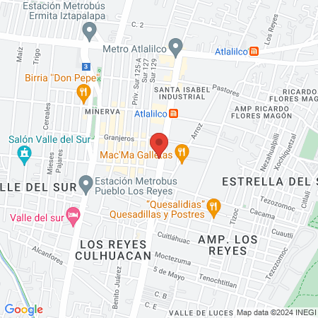 Servicios Medicos map