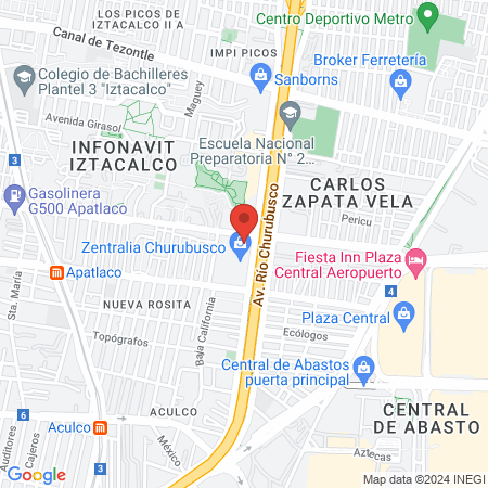 Nailkery Zentralia Churubusco map